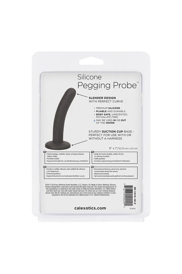Anal Cal Exotics Cal Exotics Silicone Pegging Probe Black