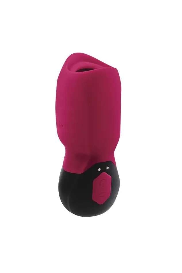 Anal Evolved Gender X Body Kisses Vibrating Suction Toy Red