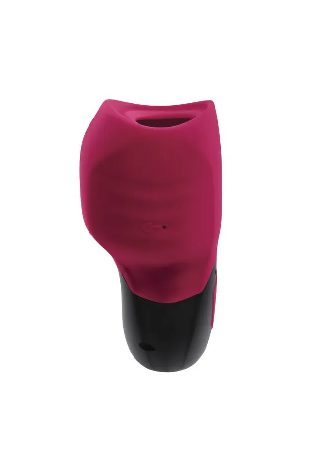 Anal Evolved Gender X Body Kisses Vibrating Suction Toy Red