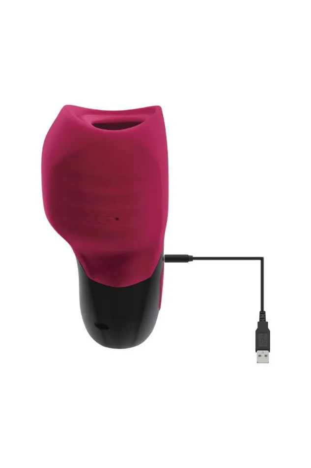 Anal Evolved Gender X Body Kisses Vibrating Suction Toy Red
