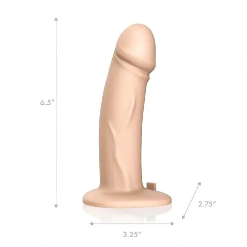 Anal Pegasus Pegasus Remote Control 65 Inch Realistic Silicone Peg With Harness Light