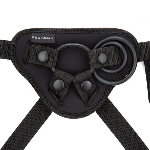 Anal Pegasus Pegasus Remote Control 65 Inch Realistic Silicone Peg With Harness Light