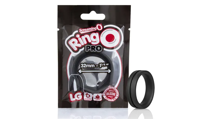 Anal Screaming O RingO Pro Large Black by ScreamingO