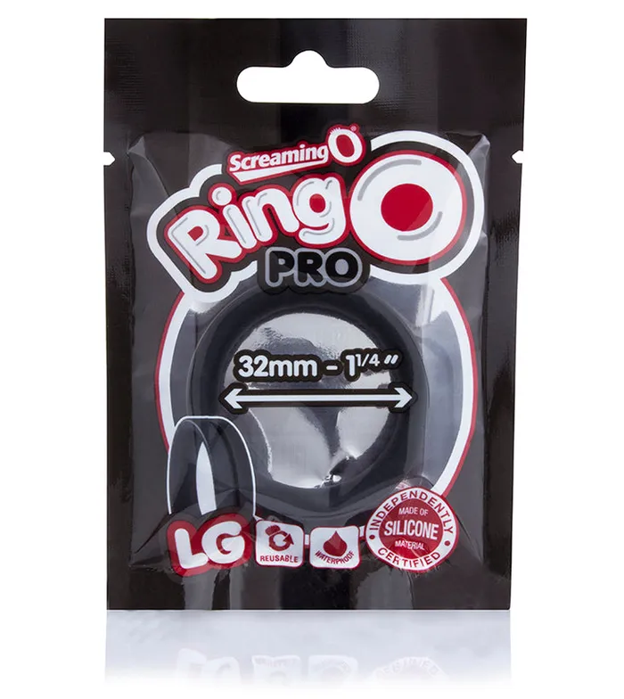 Anal Screaming O RingO Pro Large Black by ScreamingO