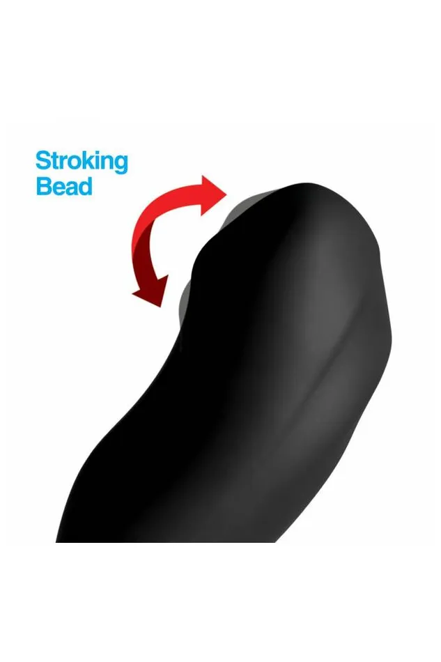 Anal XR Brands XR Brands AlphaPro 7X PBender Prostate Massager Black