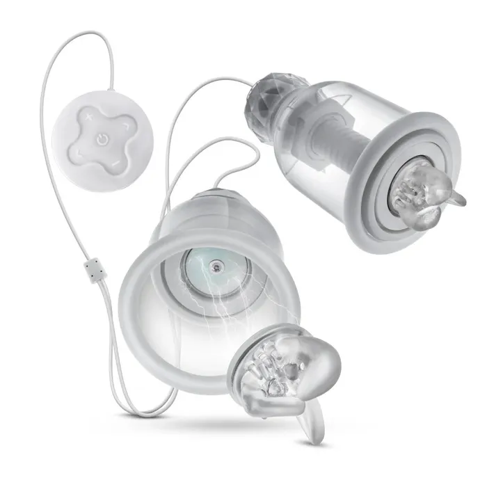 Blush Temptasia Titillator Nipple Play Massaging System with Suction BLUSH Couples