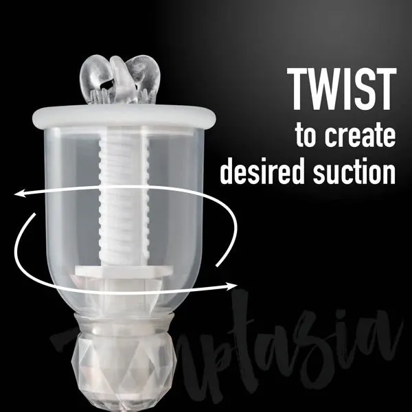 Blush Temptasia Titillator Nipple Play Massaging System with Suction BLUSH Couples
