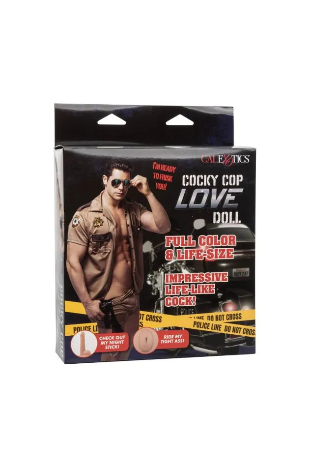 Cal Exotics Cal Exotics Cocky Cop Blow Up Doll Male Sex Toys
