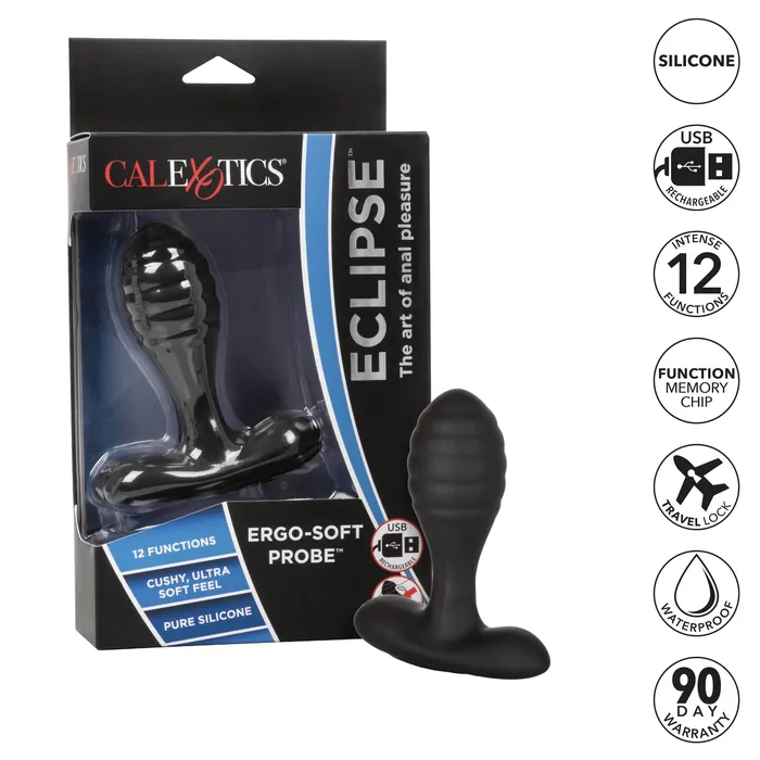 Cal Exotics Eclipse UltraSoft Anal Probe Black Cal Exotics Anal