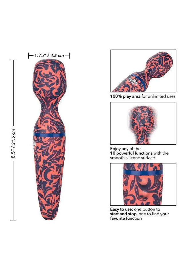 Cal Exotics Naughty Bits WILF Wand Id Like to Fuck Massage Wand Cal Exotics Vibrators