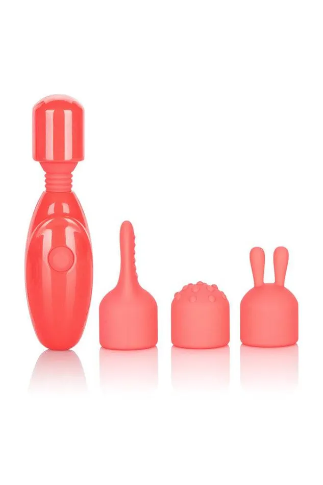 Cal Exotics Rechargeable Massager Kit Coral Cal Exotics Female Sex Toys