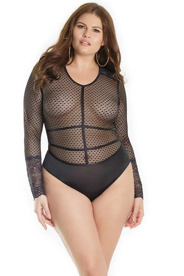 Coquette Anal Coquette 7191X Teddy Black OSXL