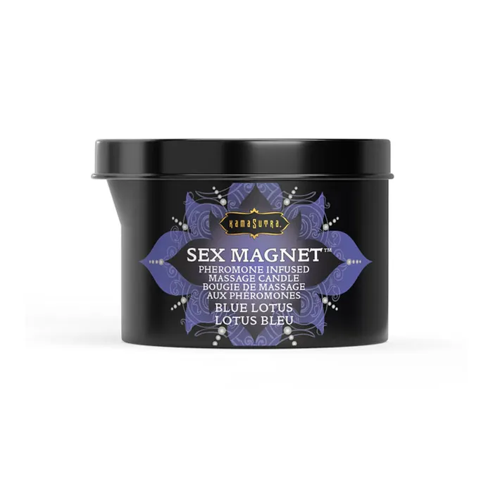 Couples KamaSutra Sex Magnet Pheromone Massage Candle 170g Blue Lotus KamaSutra Couples KamaSutra Sex Magnet Pheromone Massage Candle 170g Blue Lotus KamaSutra