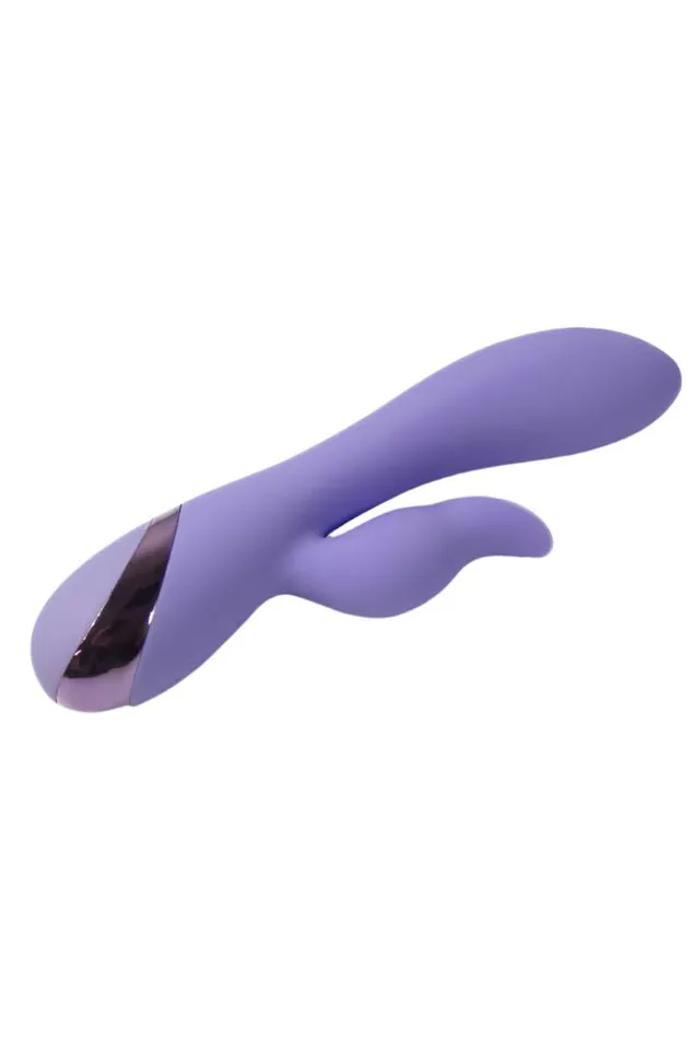 Cousins Group Female Sex Toys Cousins Group Juicy OGasm Dual Vibrator With Flickering Tongue Lavender