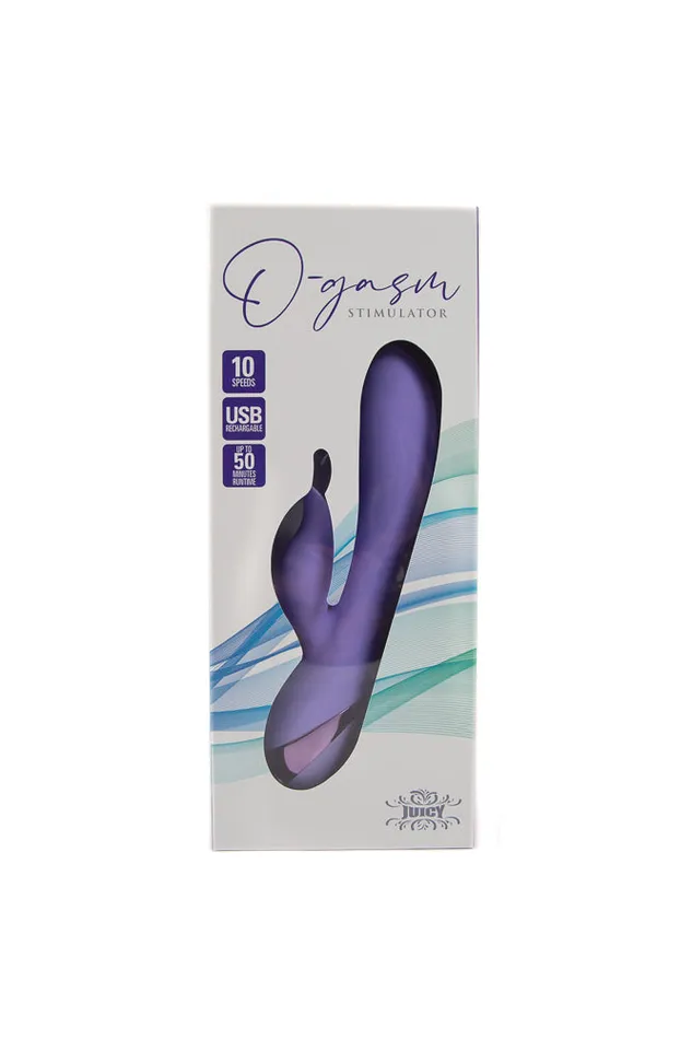 Cousins Group Female Sex Toys Cousins Group Juicy OGasm Dual Vibrator With Flickering Tongue Lavender