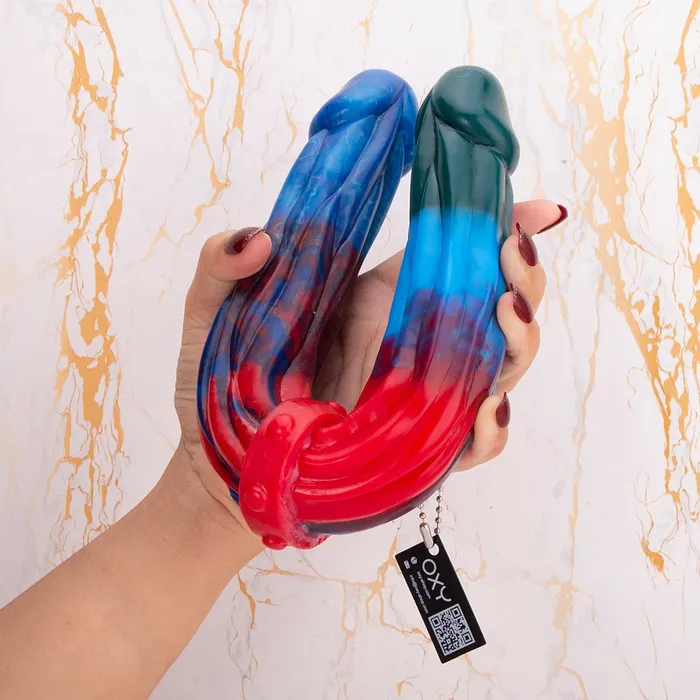 Dildos FAAK Double Ended Dildo Couple 1338 34 cm