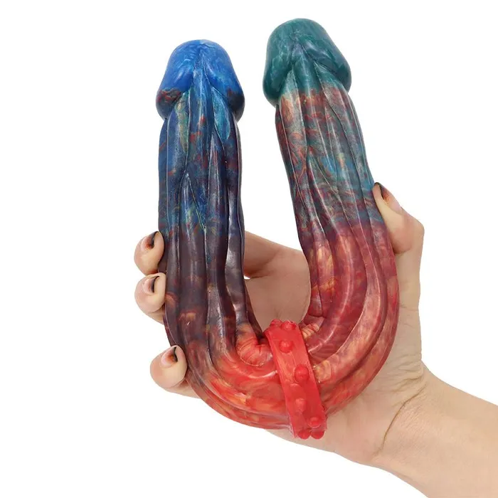 Dildos FAAK Double Ended Dildo Couple 1338 34 cm