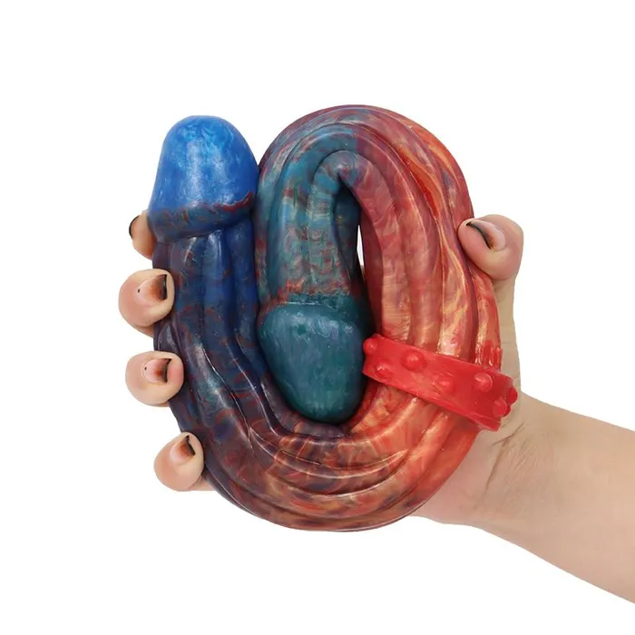 Dildos FAAK Double Ended Dildo Couple 1338 34 cm