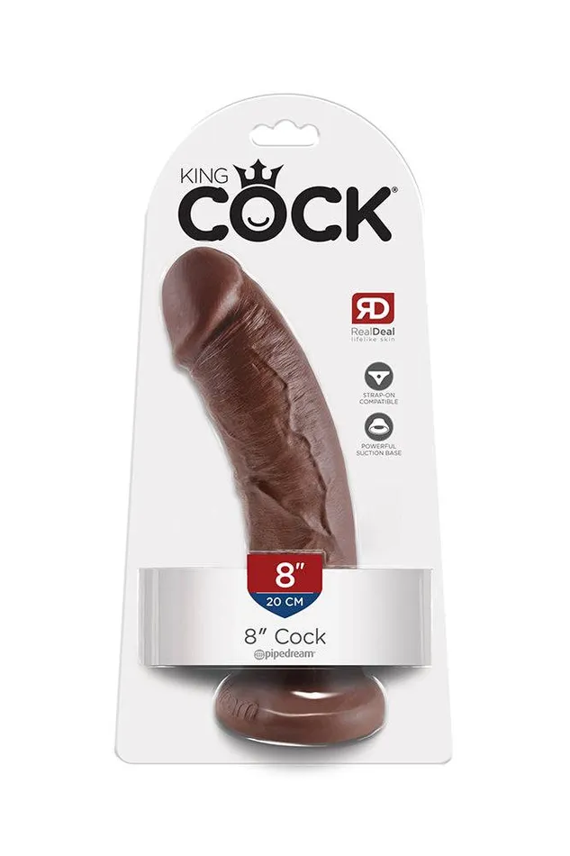 Dildos Pipedream Pipedream King Cock Ultra Realistic Dildo 8 inch Assorted Colors