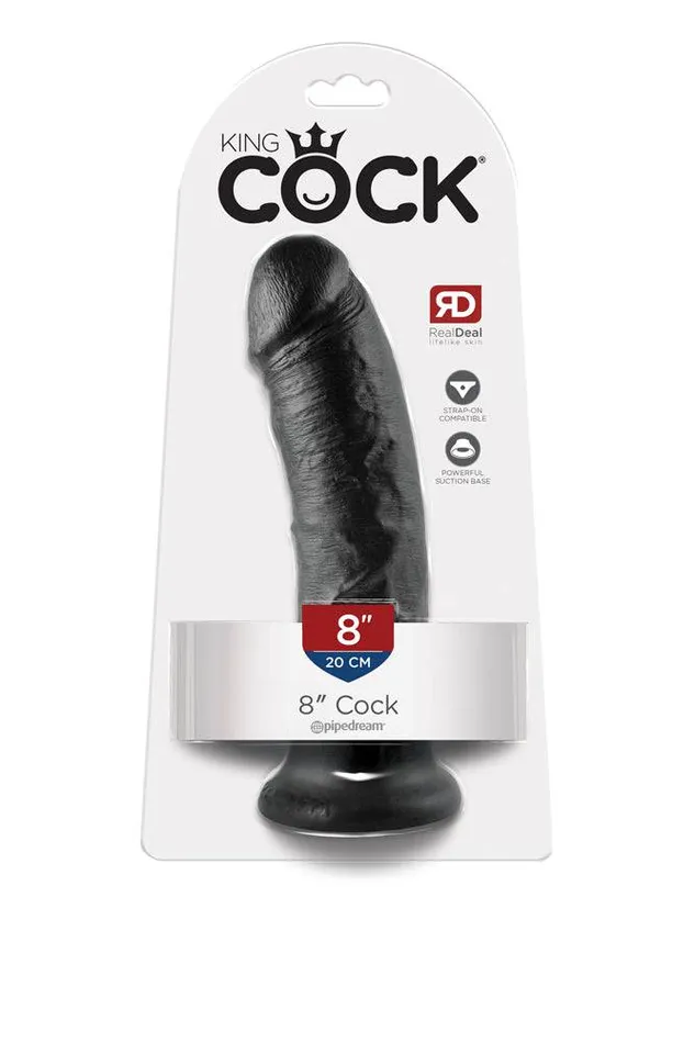 Dildos Pipedream Pipedream King Cock Ultra Realistic Dildo 8 inch Assorted Colors