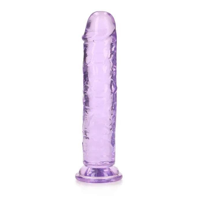 Dildos Shots Real Rock Crystal Clear 7 Inch Dildo Purple Shots Toys