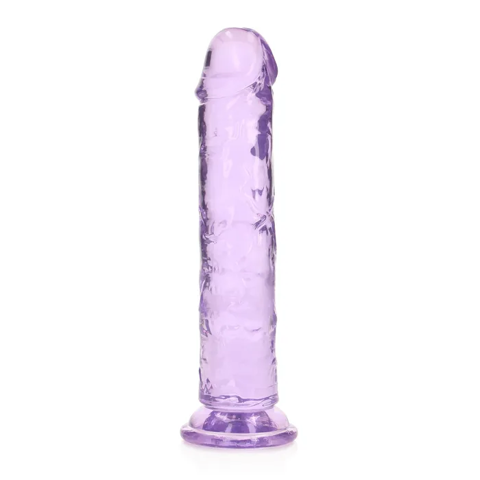 Dildos Shots Real Rock Crystal Clear 7 Inch Dildo Purple Shots Toys