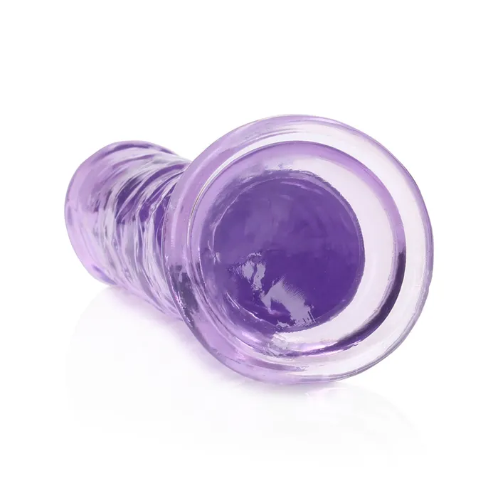 Dildos Shots Real Rock Crystal Clear 7 Inch Dildo Purple Shots Toys
