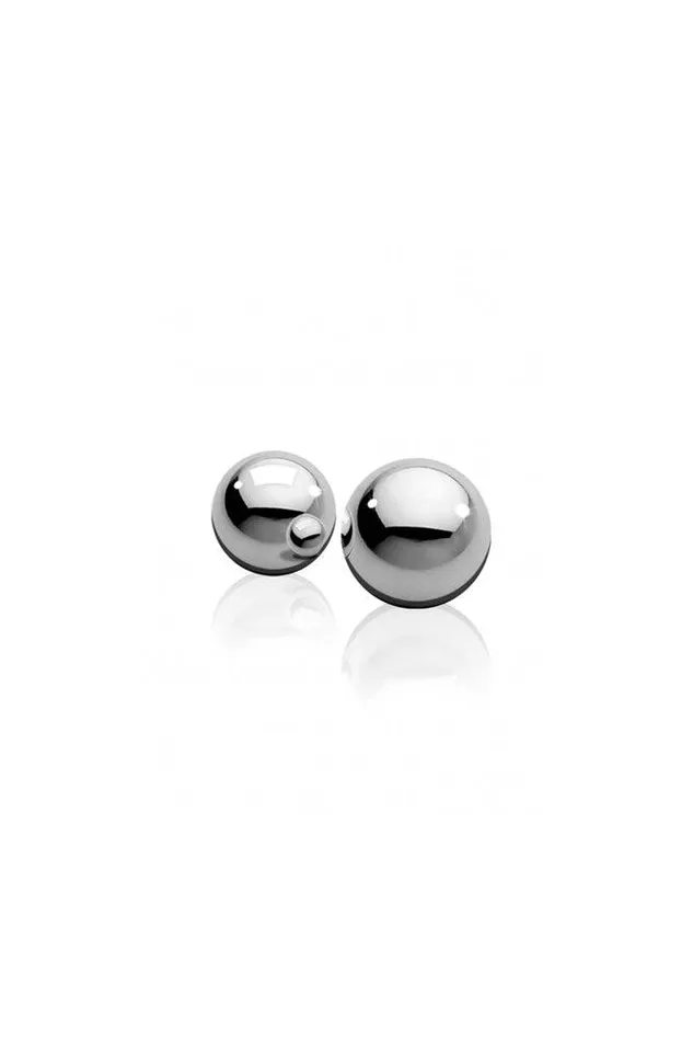 Dildos Shots Toys Ouch by Shots Toys Heavy Weight Ben Wa Balls Silver