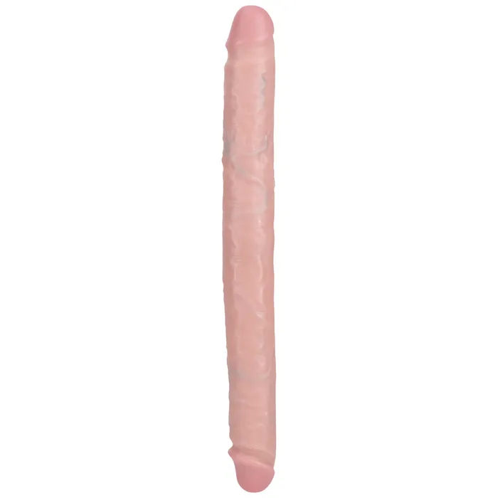 Dildos Shots Toys Shots Real Rock Straight Slim 14 Inch Double Dildo Light