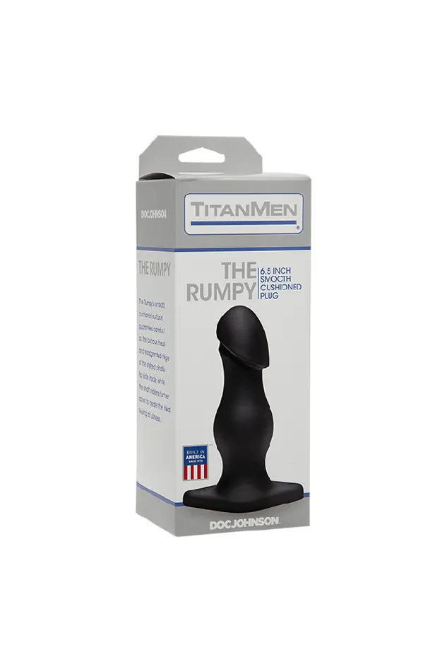 Doc Johnson Anal Doc Johnson TitanMen The Rumpy Butt Plug Black