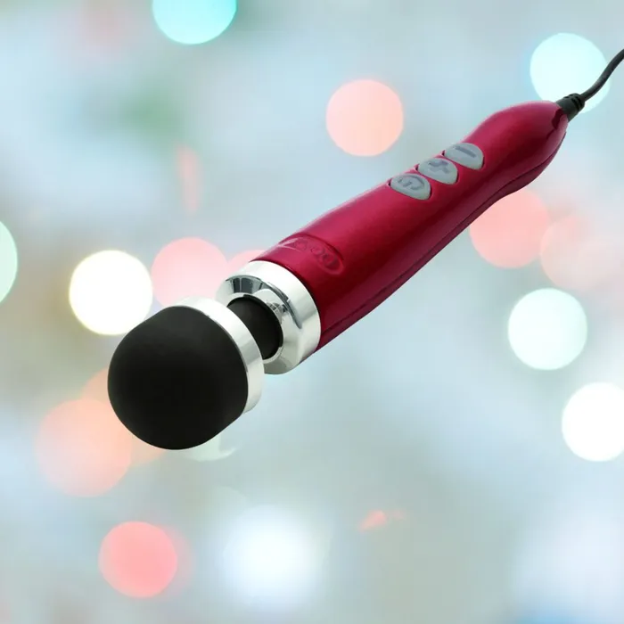Doxy Die Cast 3 Wand Massager Candy Red Doxy Vibrators