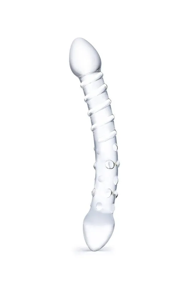 Electric Eel Dildos Gls Double Trouble 10 Doubled Ended Glass Dildo Clear