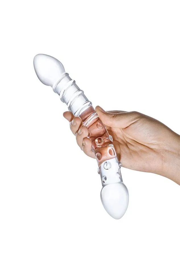 Electric Eel Dildos Gls Double Trouble 10 Doubled Ended Glass Dildo Clear