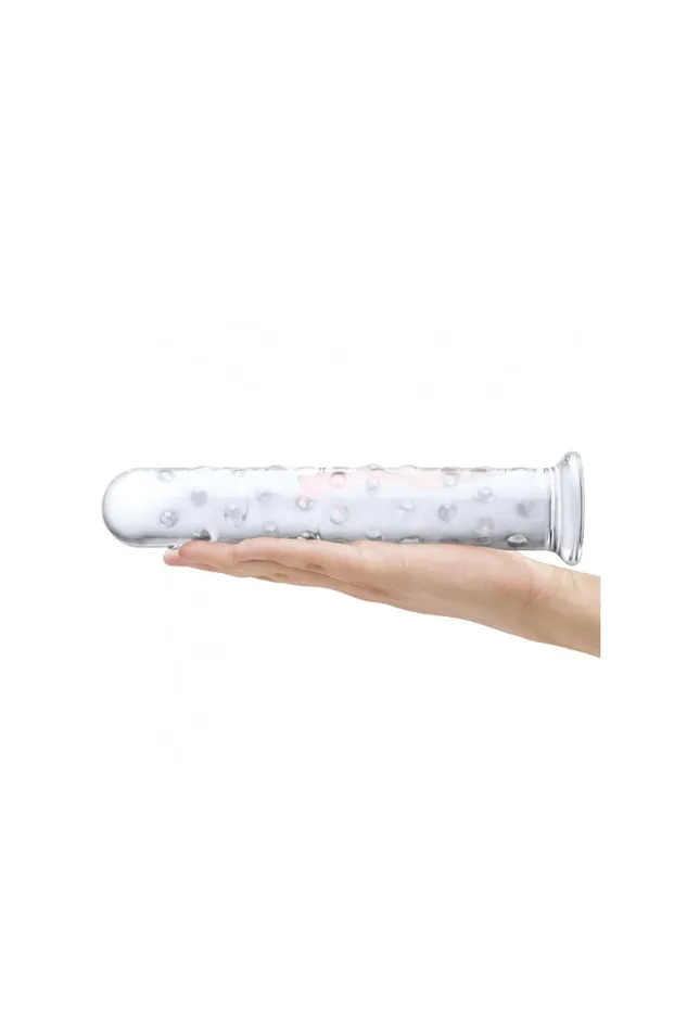 Electric Eel Dildos Gls Extra Large 10 Textured Glass Dildo Clear
