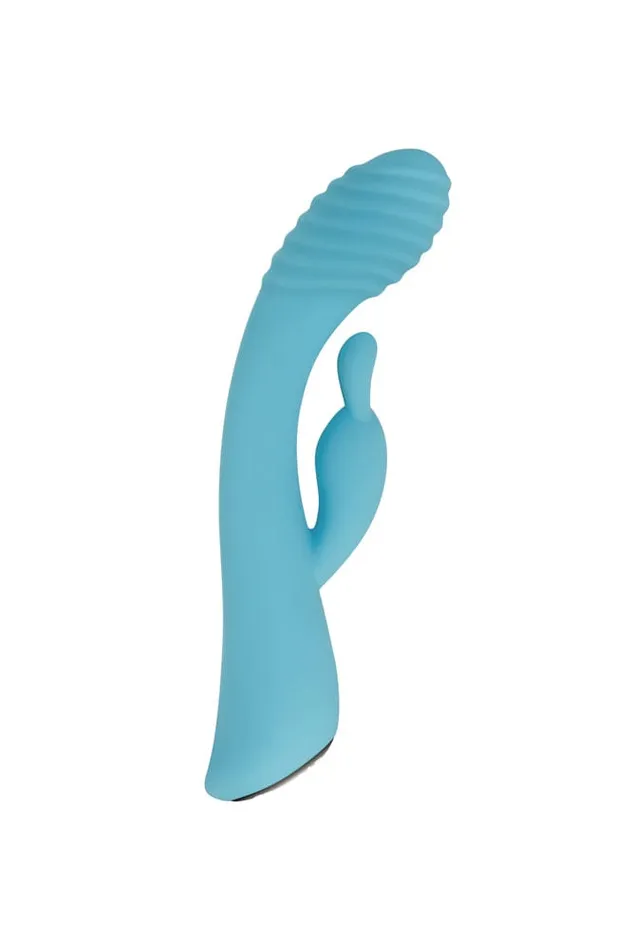 Evolved Aqua Bunny Vibrator Blue Evolved Vibrators