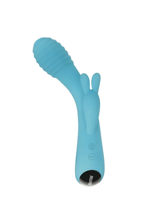 Evolved Aqua Bunny Vibrator Blue Evolved Vibrators