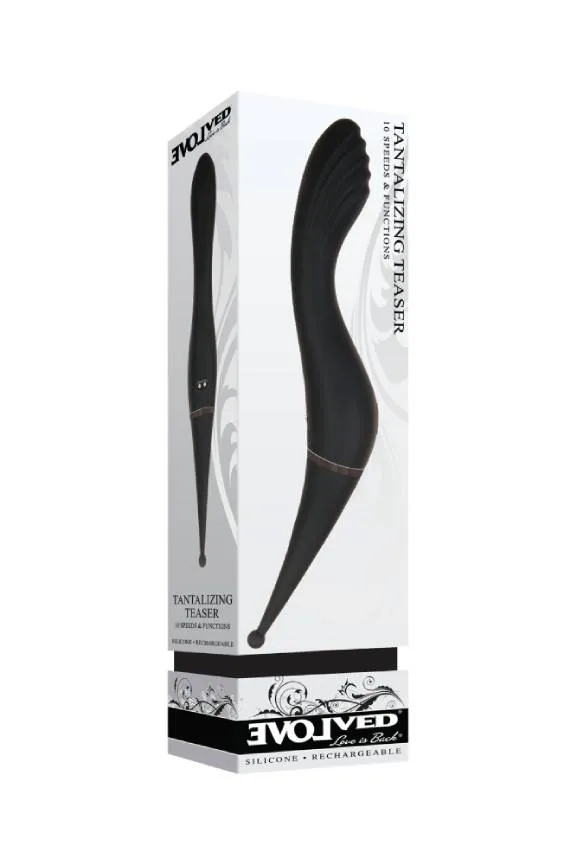 Evolved Tantalizing Teaser DualEnded Vibrator Black Evolved Vibrators