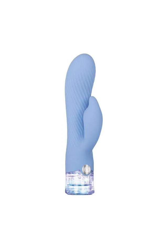 Evolved Vibrators Evolved Glitteriffic Dual Vibrator Periwinkle