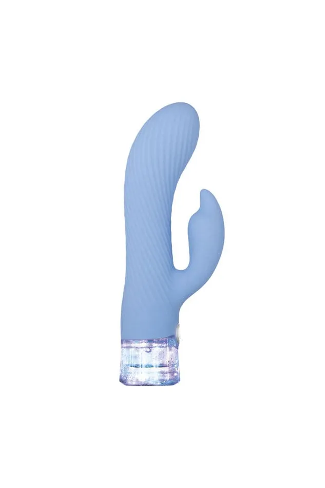 Evolved Vibrators Evolved Glitteriffic Dual Vibrator Periwinkle
