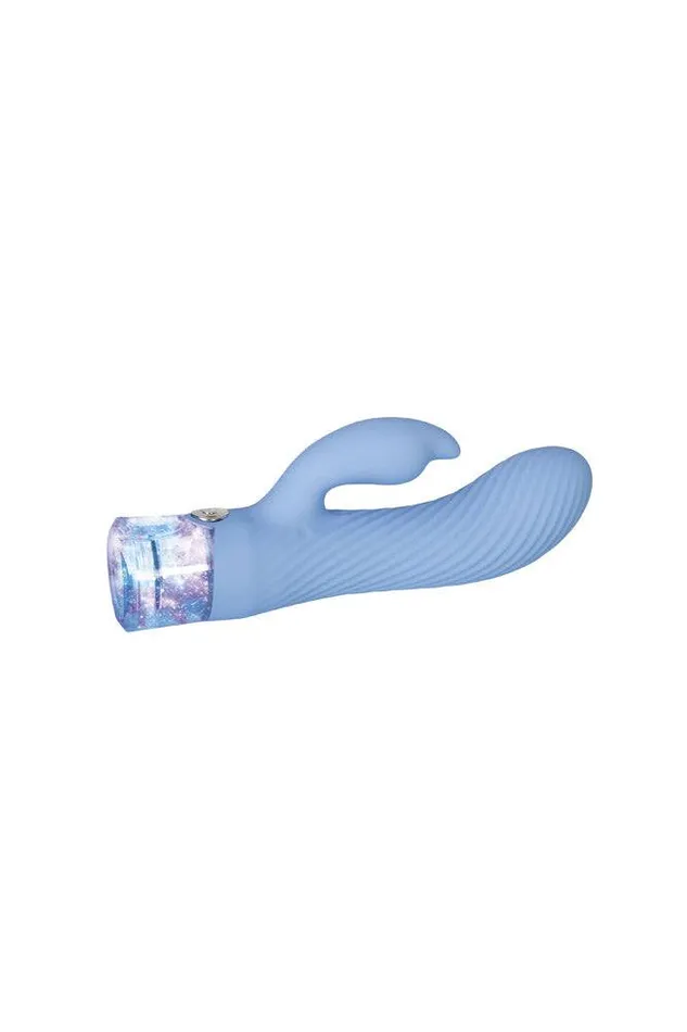 Evolved Vibrators Evolved Glitteriffic Dual Vibrator Periwinkle
