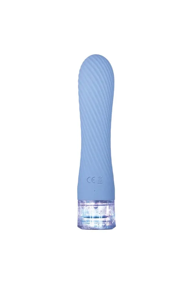 Evolved Vibrators Evolved Glitteriffic Dual Vibrator Periwinkle