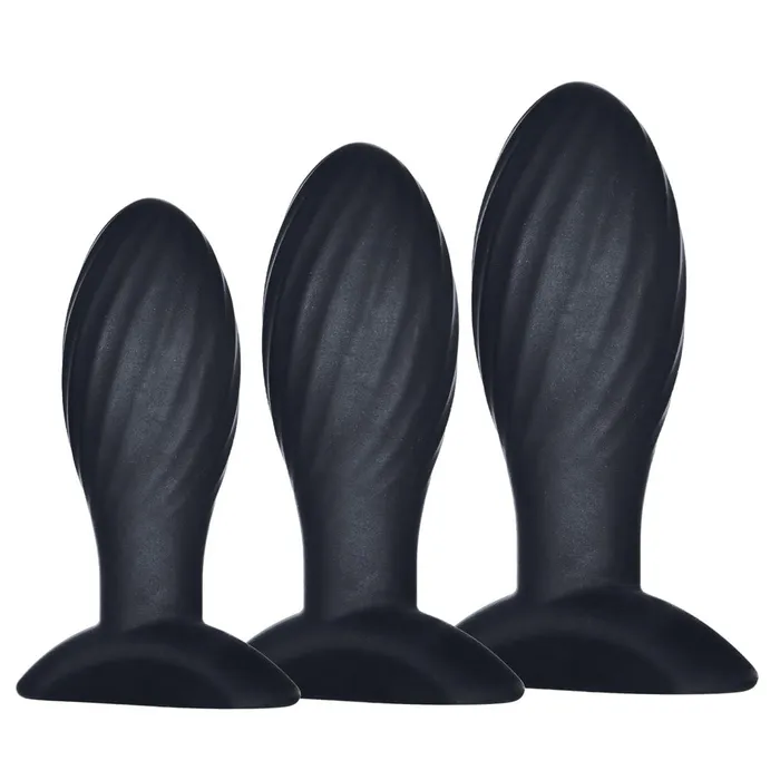 Excellent Power Male Sex Toys Excellent Power Kick Up 3 in 1 Silicone Anal Training Set Ribbed Excellent Power Male Sex Toys Excellent Power Kick Up 3 in 1 Silicone Anal Training Set Ribbed