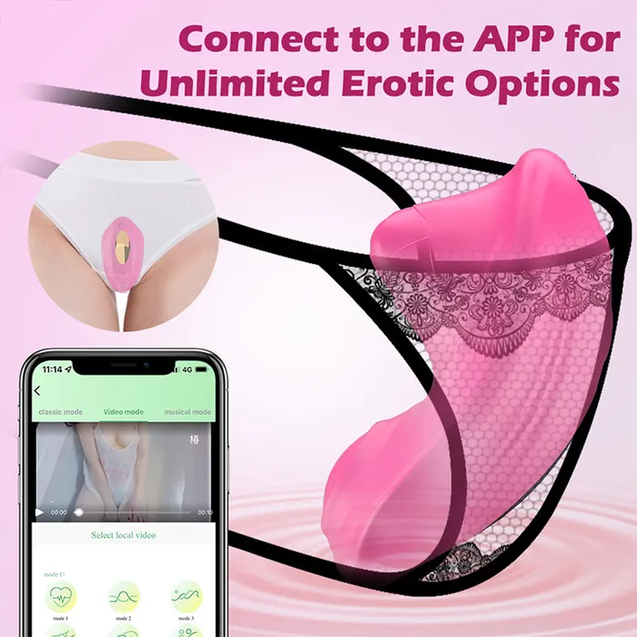 Female Sex Toys Amovibe Wearable Panty Vibrator with 7 Vibration Patterns