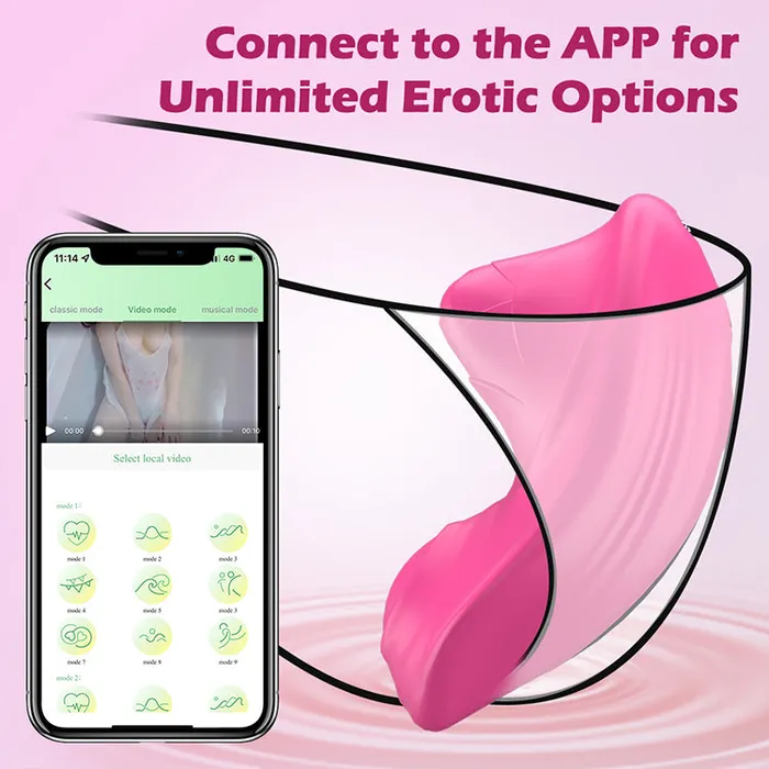 Female Sex Toys Amovibe Wearable Panty Vibrator with 7 Vibration Patterns