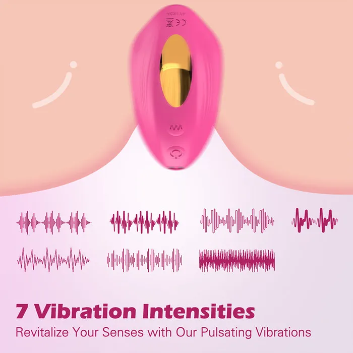 Female Sex Toys Amovibe Wearable Panty Vibrator with 7 Vibration Patterns