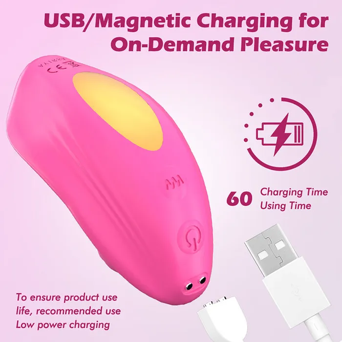 Female Sex Toys Amovibe Wearable Panty Vibrator with 7 Vibration Patterns