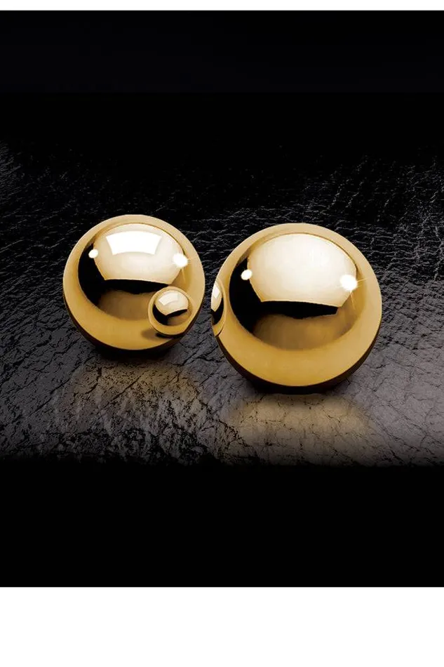 Female Sex Toys Pipedream Fetish Fantasy Gold Ben Wa Balls Gold Pipedream