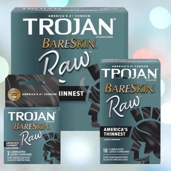 Female Sex Toys Trojan Trojan Bareskin Raw UltraThin Condoms