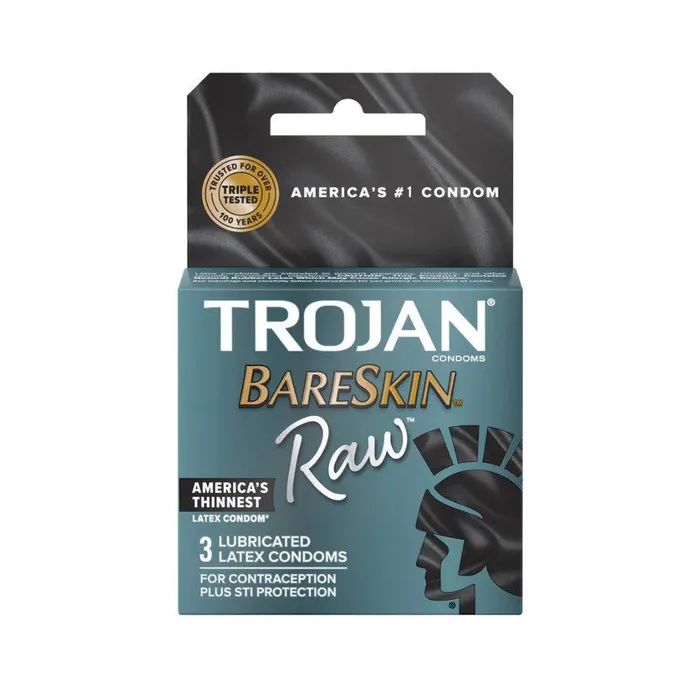 Female Sex Toys Trojan Trojan Bareskin Raw UltraThin Condoms