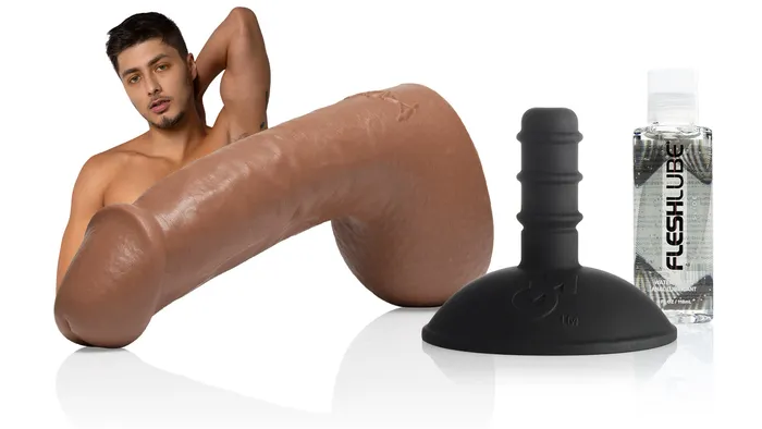 Fleshlight Female Sex Toys Angel Rivera Dildo Pack with Fleshlube Slide